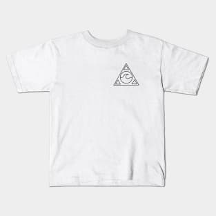 Simple Wave In Triangle Kids T-Shirt